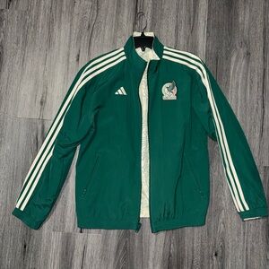 Team Mexico Adidas Emerald Green Windbreaker Jacket